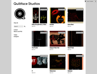 quiltfacestudios.storenvy.com screenshot
