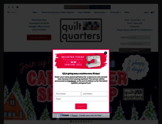 quiltquarters.com screenshot