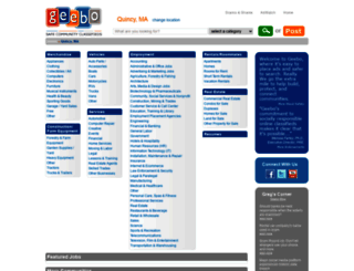 quincy-ma.geebo.com screenshot