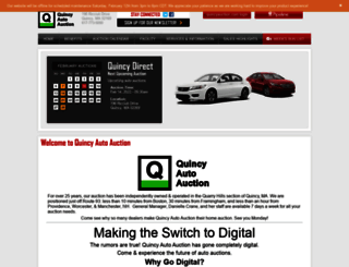 quincyauction.com screenshot