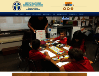 quincycatholicschools.org screenshot