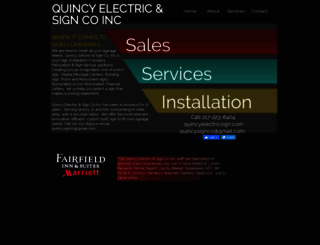 quincyelectricsign.com screenshot