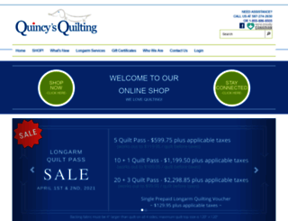 quincysquilting.com screenshot