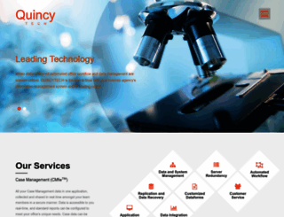 quincytech.com screenshot