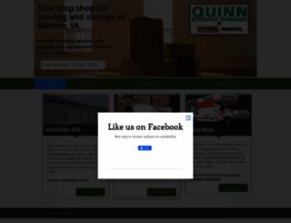 quinnstorage.com screenshot