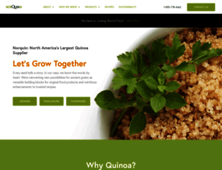 quinoa.com screenshot