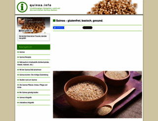 quinoa.info screenshot