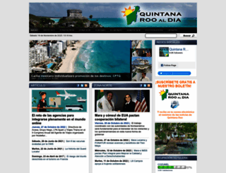 quintanarooaldia.com screenshot