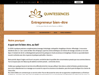 quintessences.wordpress.com screenshot