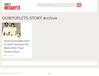 quintuplets-story.dailymegabyte.com screenshot