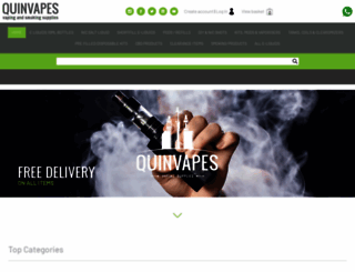 quinvapes.co.uk screenshot