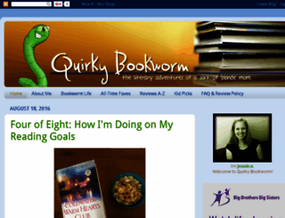 quirkybookworm.com screenshot