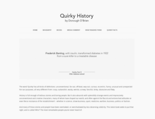 quirkyhistory.com screenshot