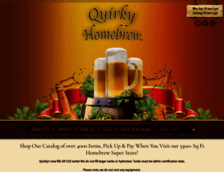 quirkyhomebrew.com screenshot