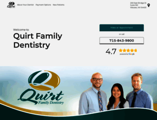 quirtfamilydentistry-wausau.com screenshot
