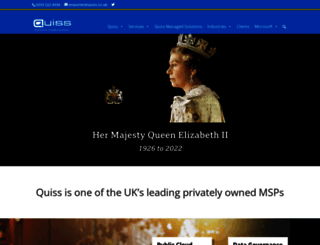 quiss.co.uk screenshot