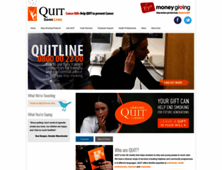 quit.org.uk screenshot