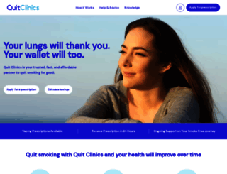 quitclinics.com screenshot