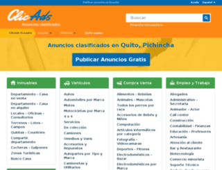 Access quito-pichincha.clicads.com.ec. Avisos clasificados gratis en Quito Publicar anuncios gratis | venta autos inmuebles