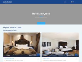 quitohotels.org screenshot