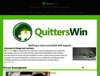 quitterswin.blog screenshot