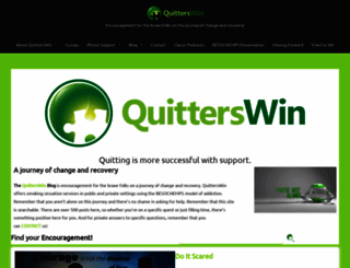 quitterswin.blog screenshot