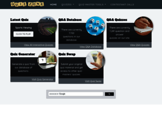 quiz-zone.co.uk screenshot