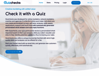 quizchecks.com screenshot