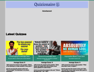 quizionaire.info screenshot