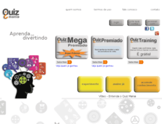 quizmania.com.br screenshot