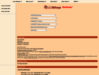 quizstop.com screenshot