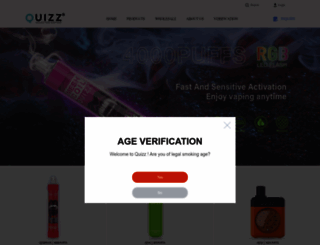 quizzvape.com screenshot