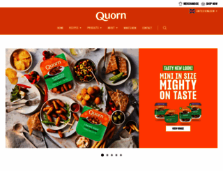 quorn.co.uk screenshot