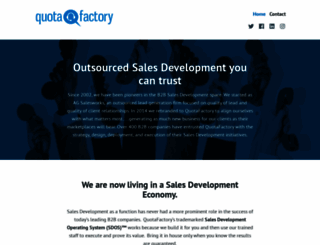 quotafactory.com screenshot