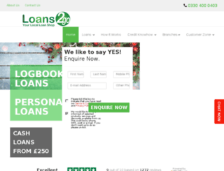 quote.loans2go.co.uk screenshot