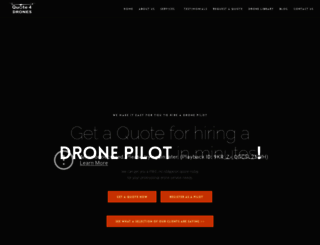 quote4drones.com screenshot