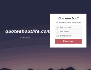 quoteaboutlife.com screenshot