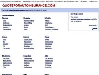 quoteforautoinsurance.com screenshot