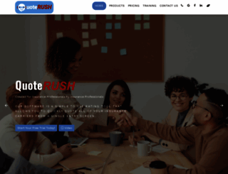 quoterush.com screenshot