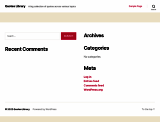 quoteslibrary.org screenshot