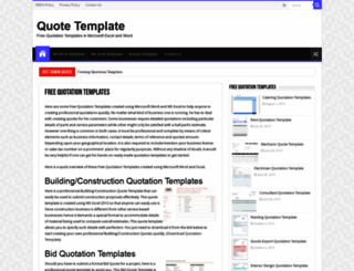quotetemplate.org screenshot