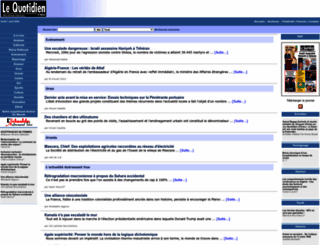 quotidien-oran.com screenshot