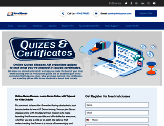 quran-class.com screenshot