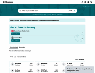 quran.com screenshot