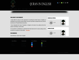 quraninenglish.com screenshot