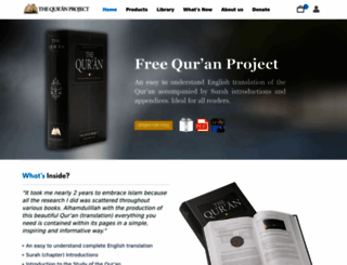 quranproject.org screenshot
