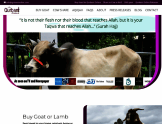 qurbanionline.com screenshot