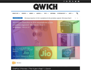 qwich.co.in screenshot