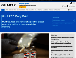 qz.com screenshot
