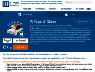 r-wipe.com screenshot